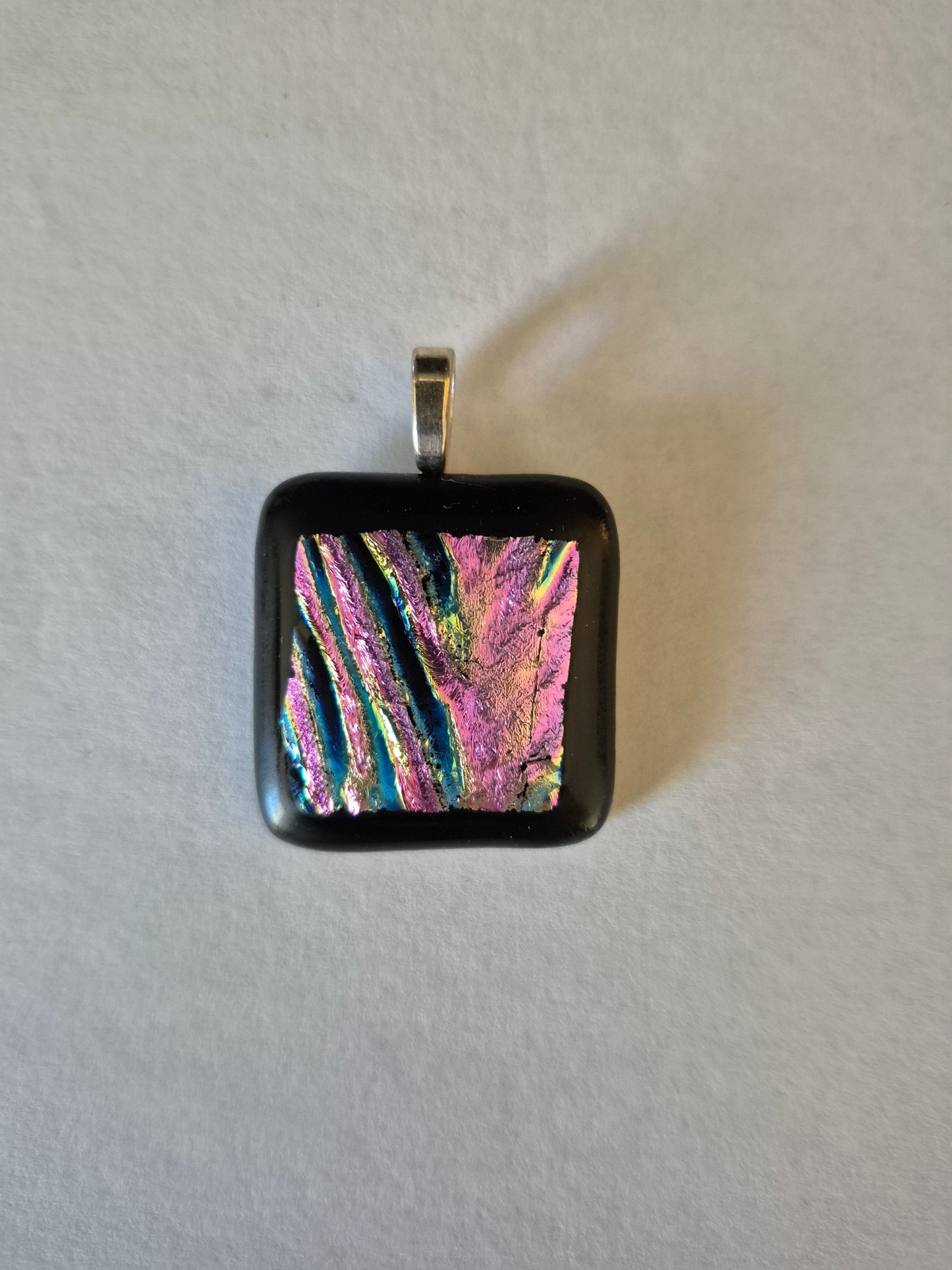 Purple ripple pendant