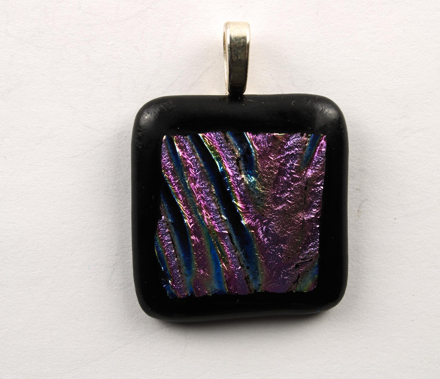 Purple ripple pendant