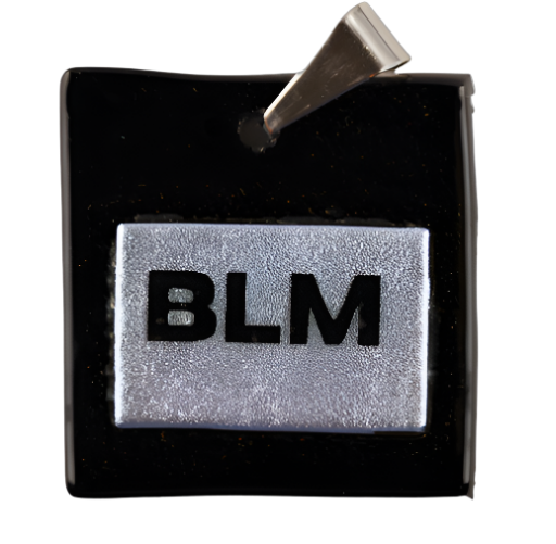 Black Lives Matter Silver Pendant