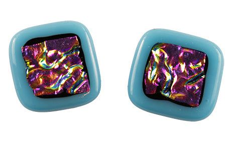 Magenta Ripple Cuff Links