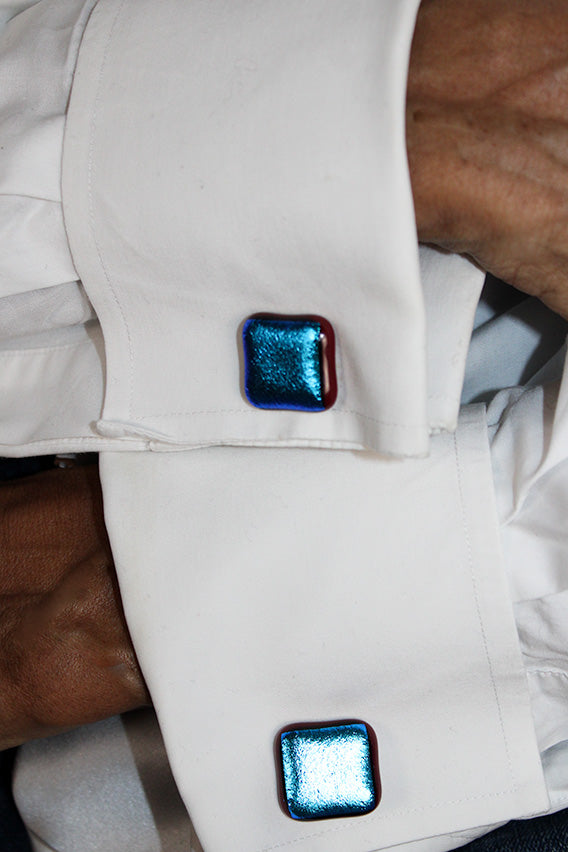 Cerulean Blue Cufflinks