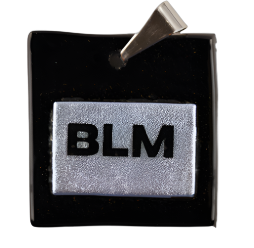 Black Lives Matter Silver Pendant