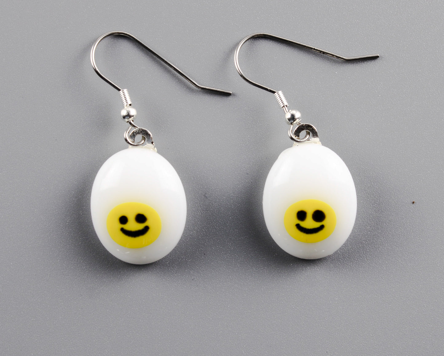 Smiley Face Drop Earrings  No.1