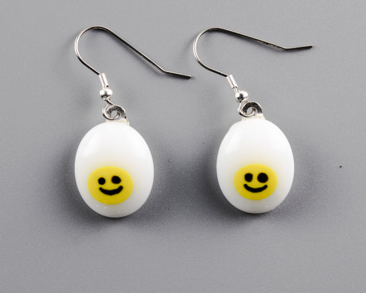 Smiley Face Drop Earrings  No.1