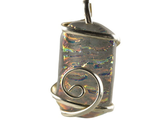 Rainbow on Gray Pendant